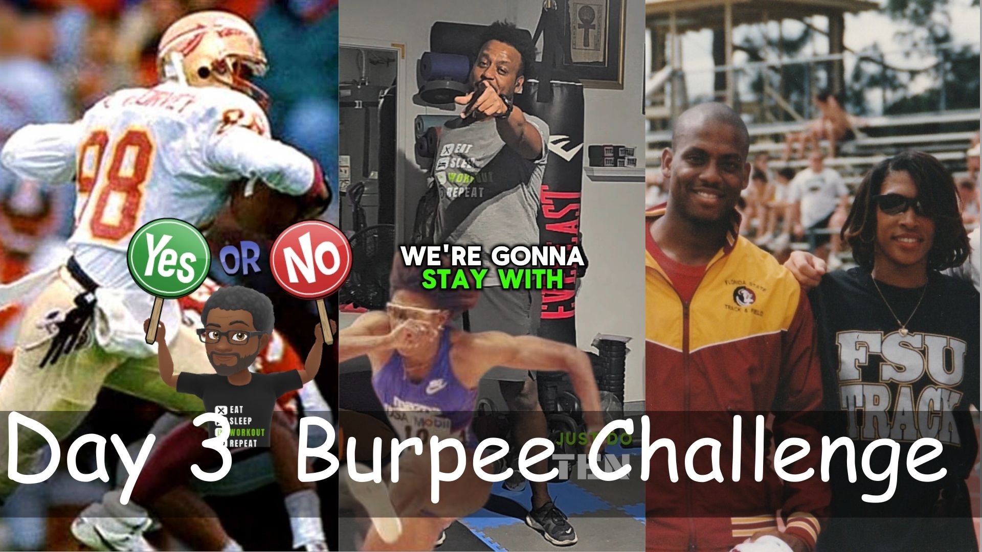 Day 3 of the Burpee Challenge: The FSU Hurdle Crew Legacy